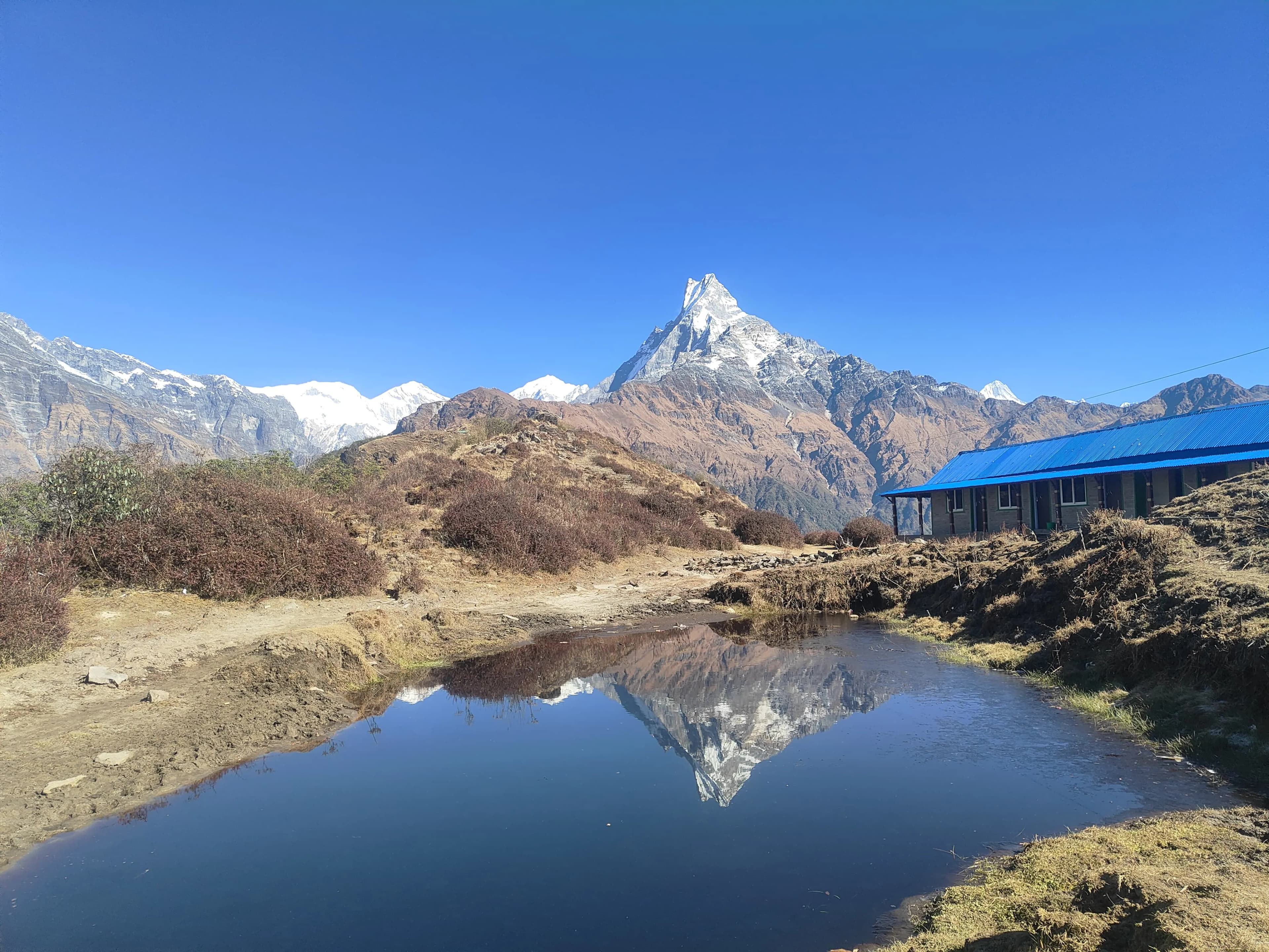 Annapurna massif at sunrise